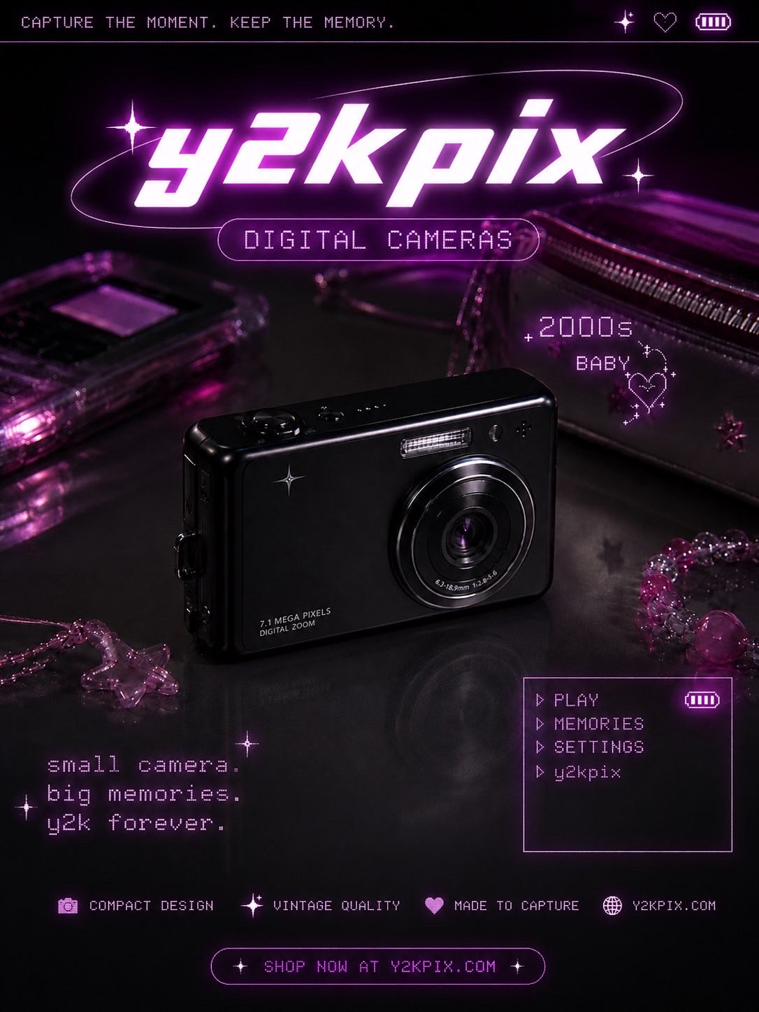 The One Everyone's Buying: Meet the Y2K Black Digital Camera
