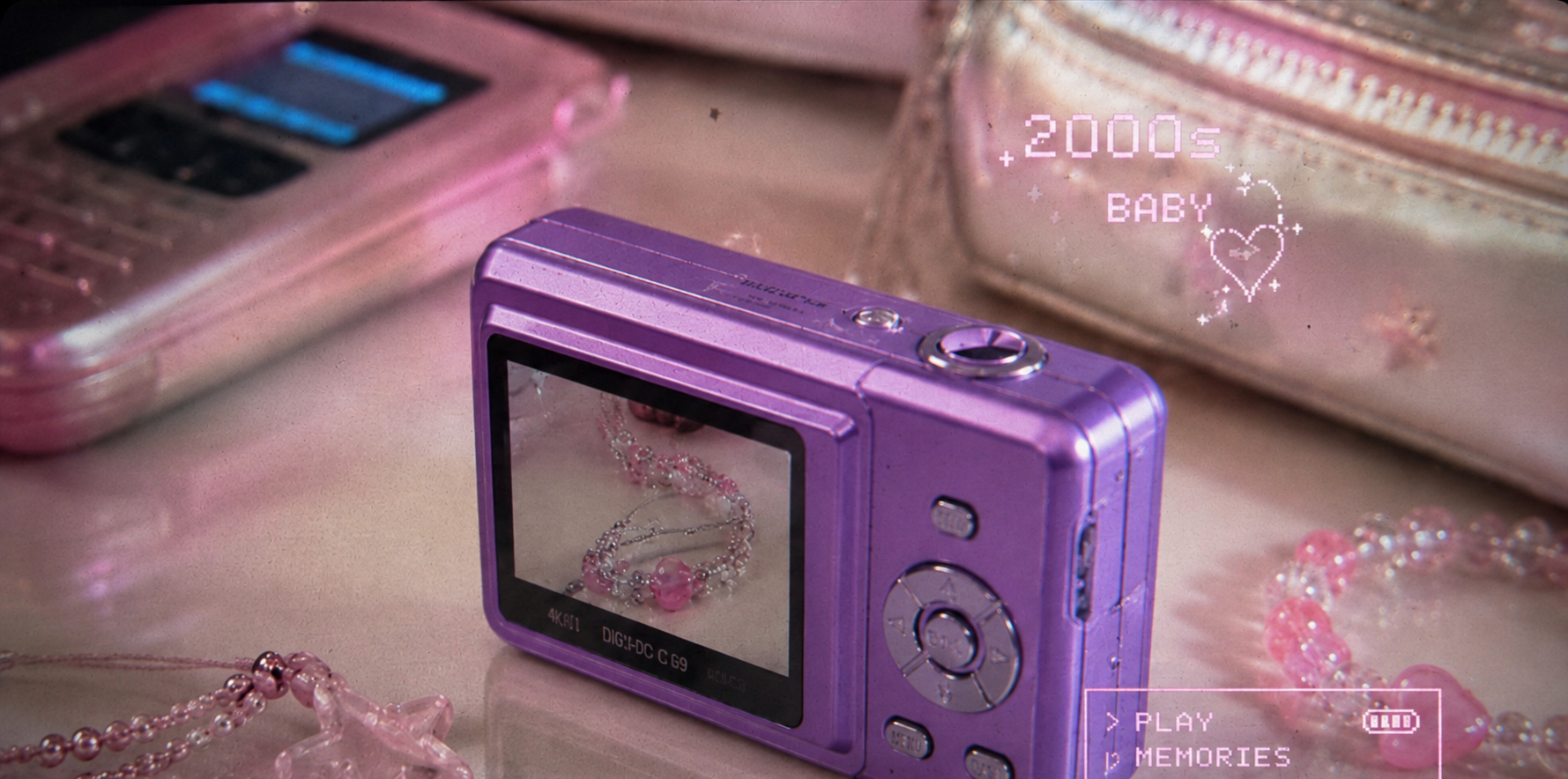 Digital camera y2k purple (limited release)