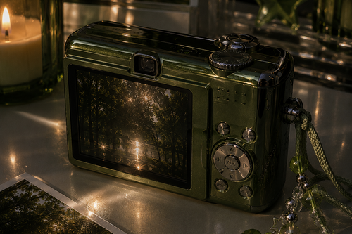 Digital camera Y2k green (limited release)